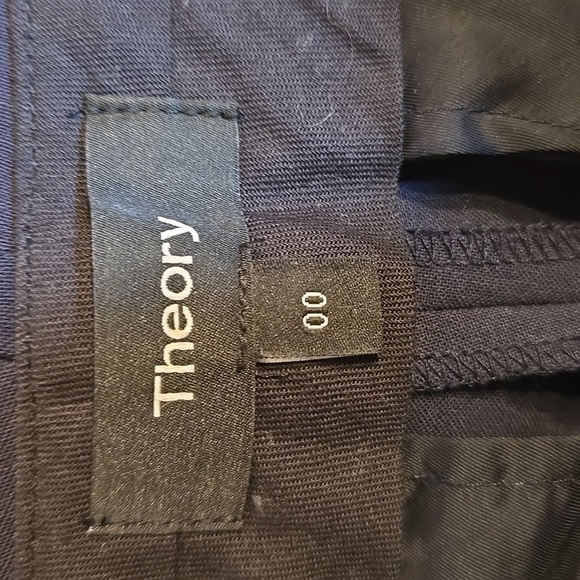 Theory Terry Tapered Lightweight Strech Virgin Wool Ankle Ponte Pants NWOT - Picture 9 of 11